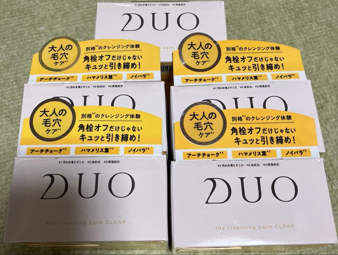 DUO デュオ ザ クレンジングバーム クリア 90g× 5個