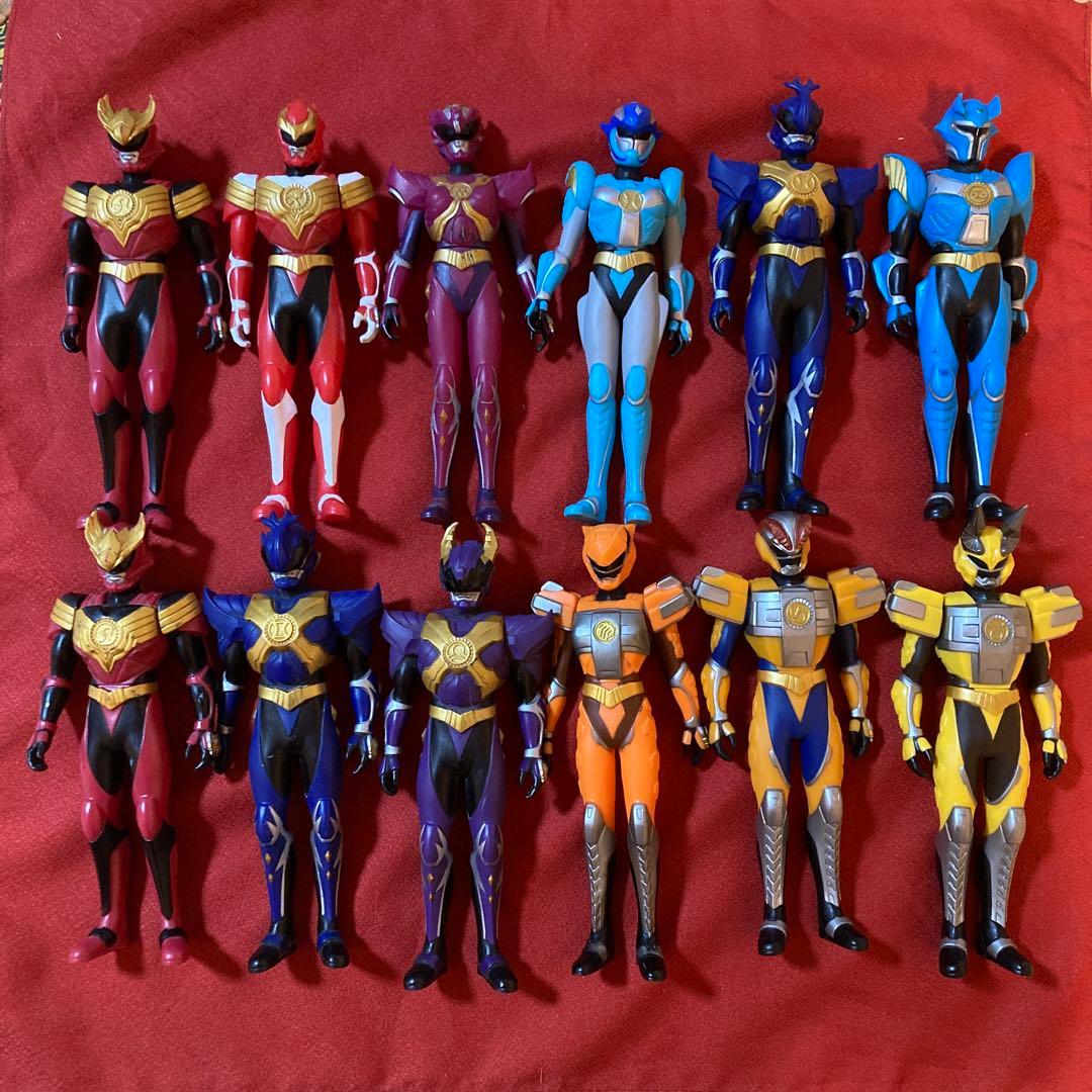 超星神グランセイザー　ソフビ　12体11種