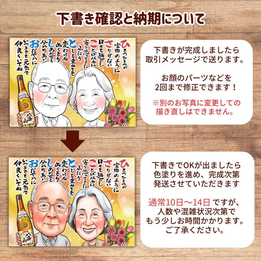 2名さま A4サイズ【似顔絵オーダー】3/10まで - メルカリ