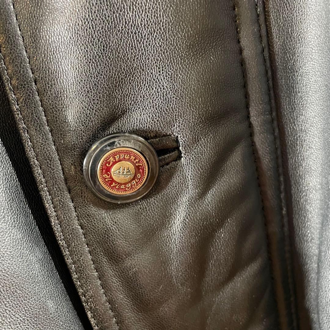 90s vintage レザー カーコート カバーオール 菅田将暉 - メルカリ