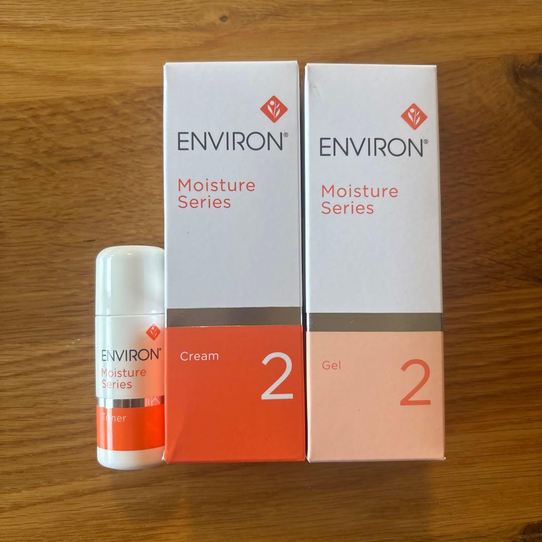 【エンビロン】 モイスチャー　クリーム2 & ジェル2/トーナー30ml