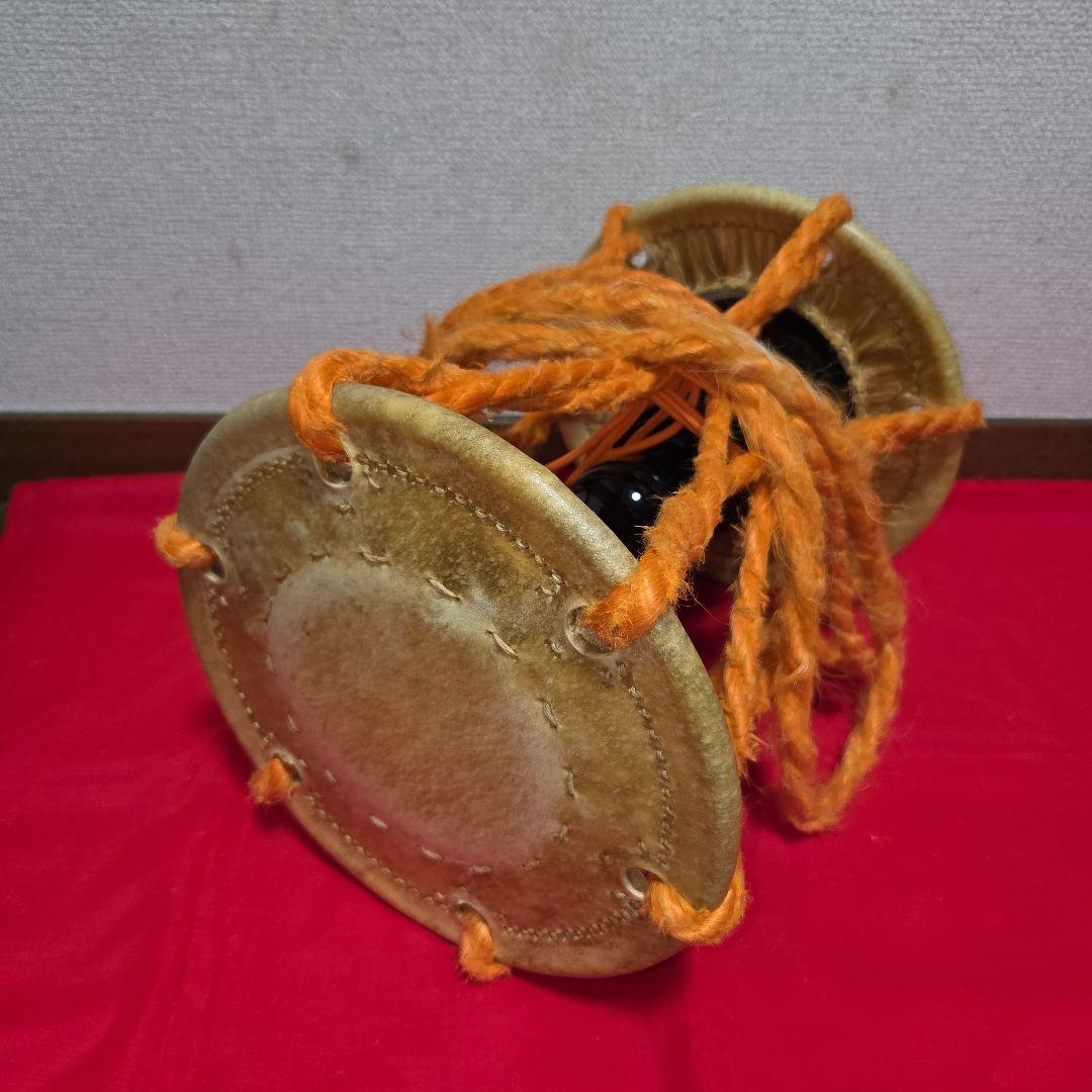 大鼓　本皮　本麻調べ　袋付き