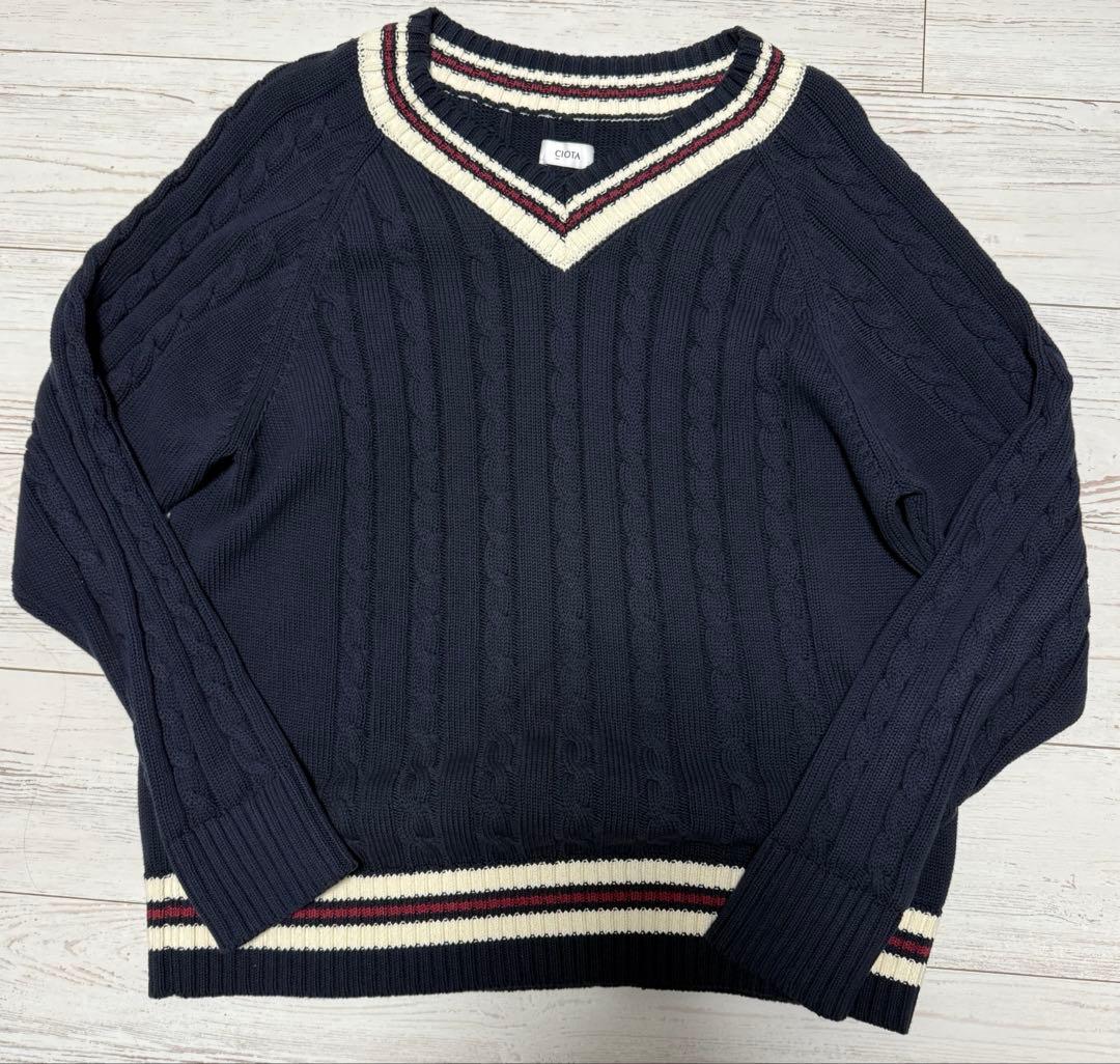 CIOTA ciota シオタ　Cricket Sweater チルデン　ニット