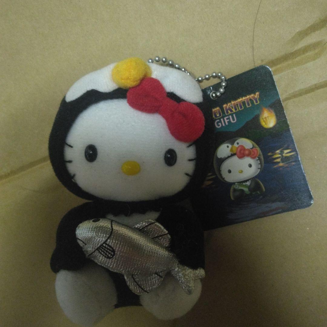 サンリオ　ハロー キティ　岐阜　鵜　鳥　猫　ご当地　着ぐるみ　人形　ぬいぐるみ