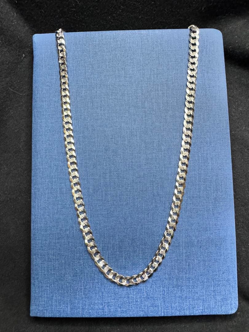 シルバー925 メンズネックレス／シンプルデザイン