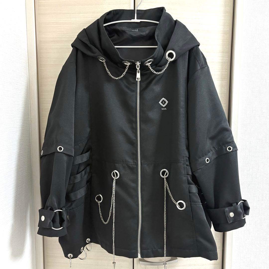 ililil【イルイルイル】自称ラスボスくんジップパーカー