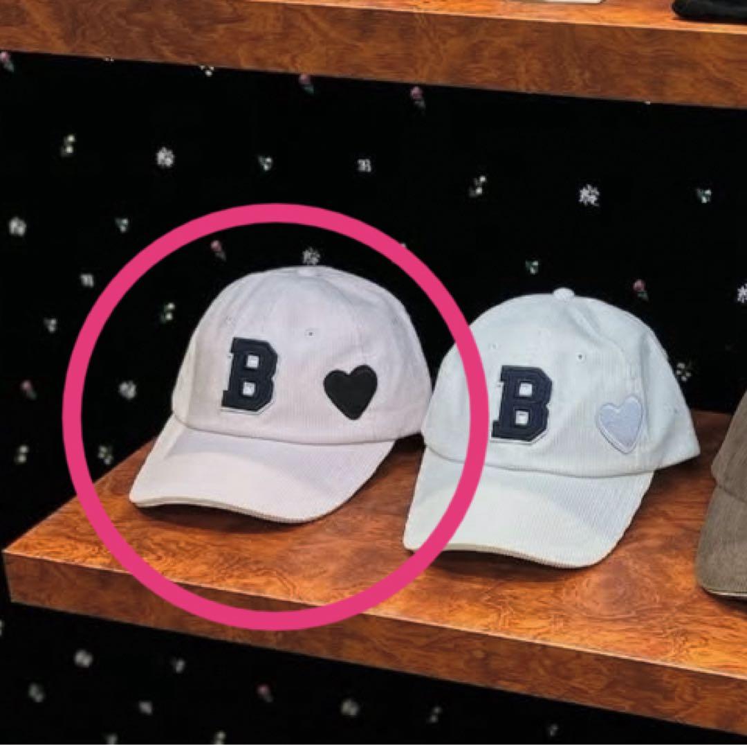 bibiy B. CLUB CAP ピンク Beretta Big B Cap in pink unisex adjustable strap baseball hat