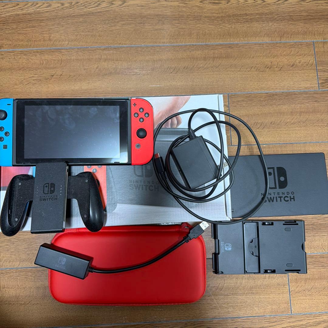Nintendo Switch HAC-001 本体一式＋SD128GB＋ケース
