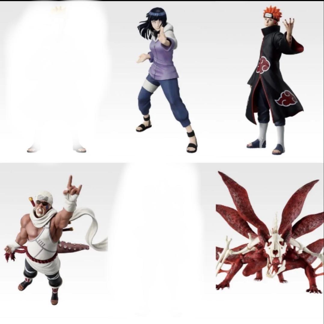 NARUTO ナルト　一番くじ　B賞 C賞 D賞 ラストワン賞　セット ラストワン賞は素顔状態のはたけカカシフィギュア！「一番くじ NARUTO