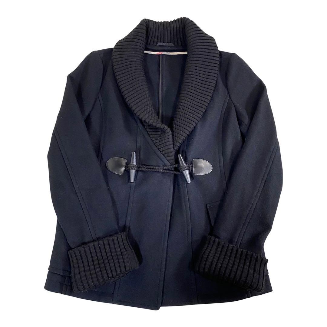 美品　BURBERRY LONDON ダッフルコート　アンゴラ　ウール　ショール