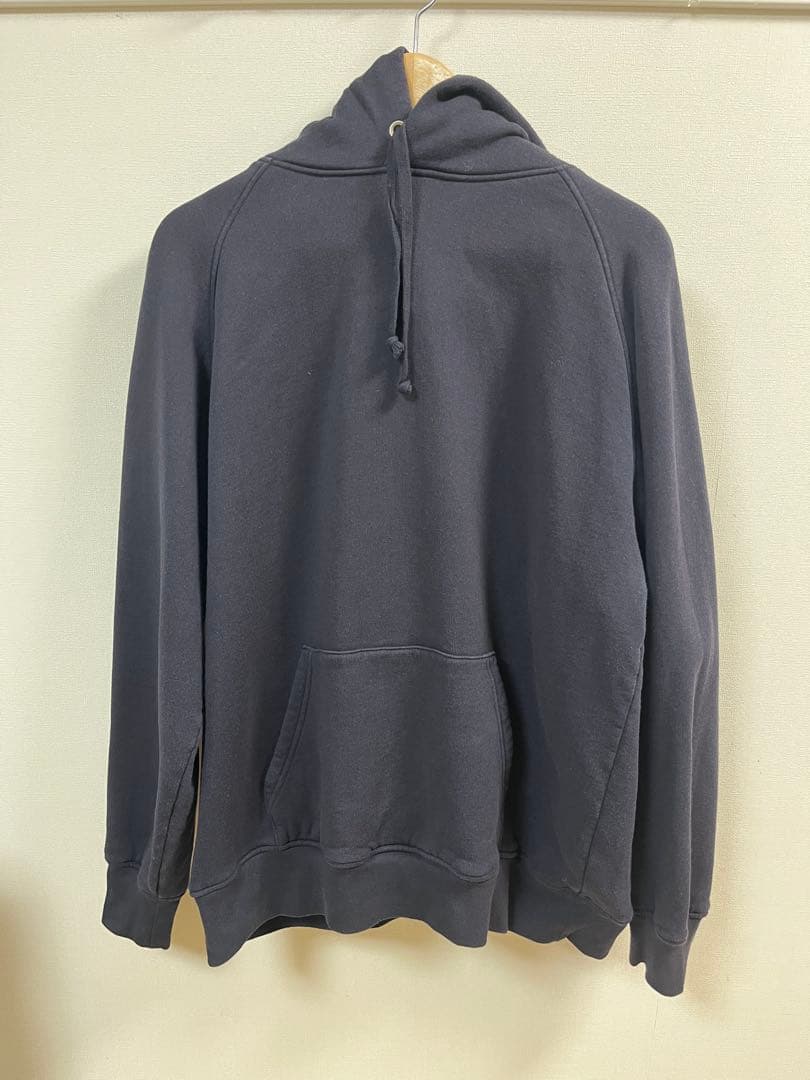 COMOLI 22ss コットン吊裏毛パーカー 3 ネイビー COMOLI (コモリ) コットン吊裏毛 パーカ