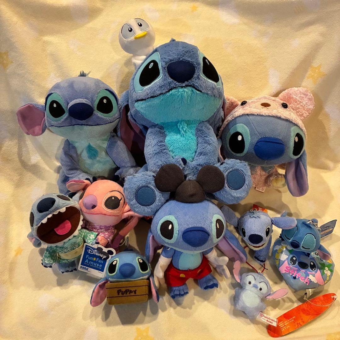 ディズニー スティッチ ぬいぐるみ マスコット 10個セット - メルカリ