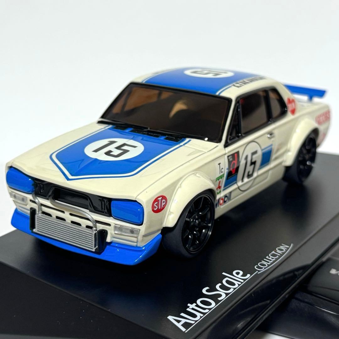 京商 Mini-Z オートスケール　SKYLINE GT-R KPGC10 MINI-Z AWD NISSAN SKYLINE 2000GT-R (KPGC10) Racing 1972 #6 Red