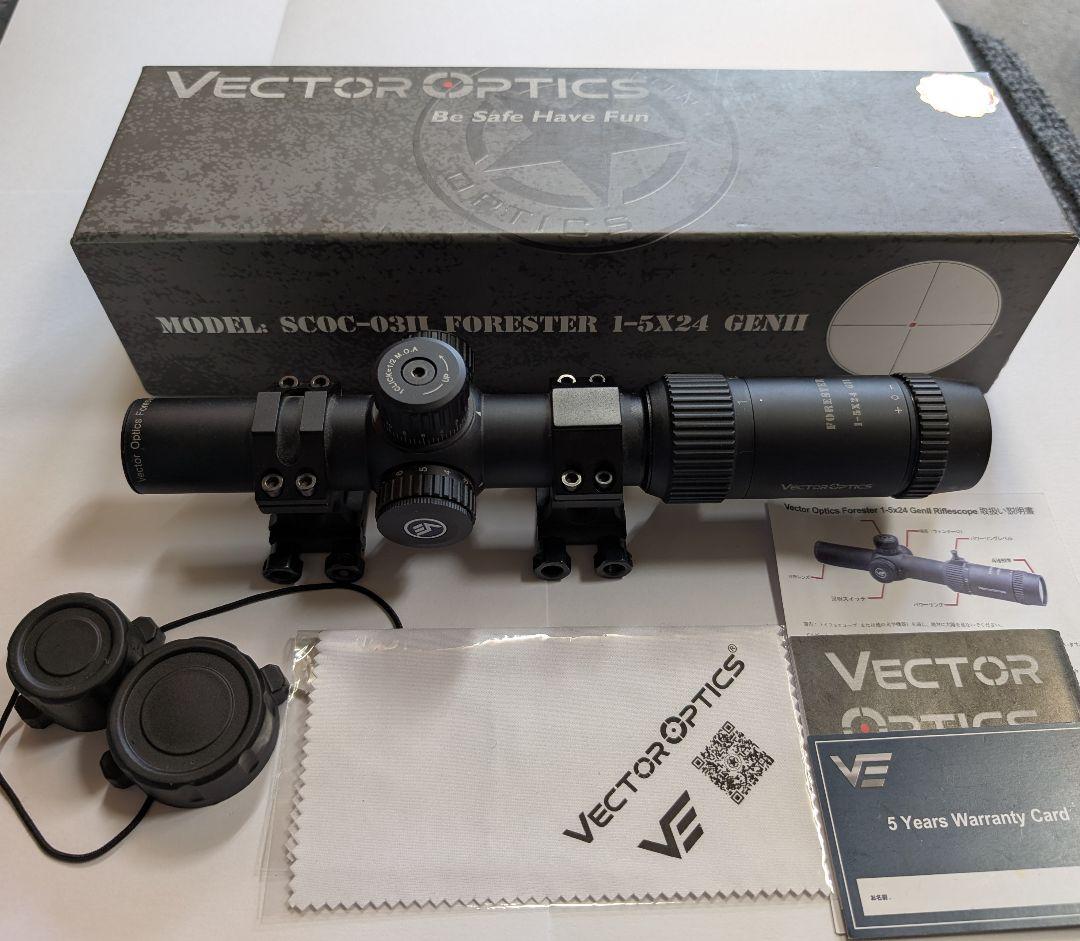 トイガン VECTOR OPTICS S8OC-031H FORESTER 1-5x24