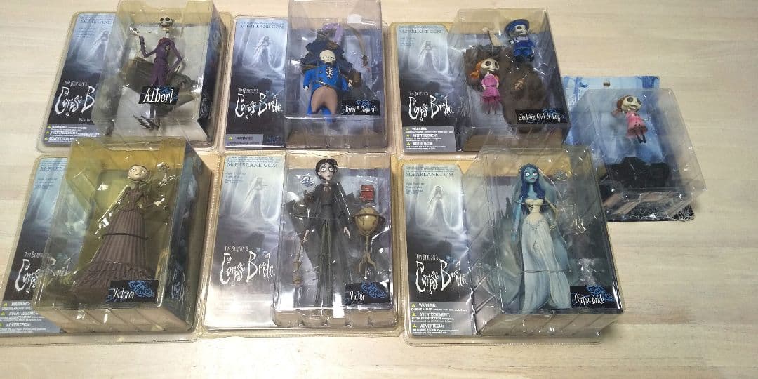 マクファーレントイズ ティムバートン コープスブライド フィギュア 7種セット