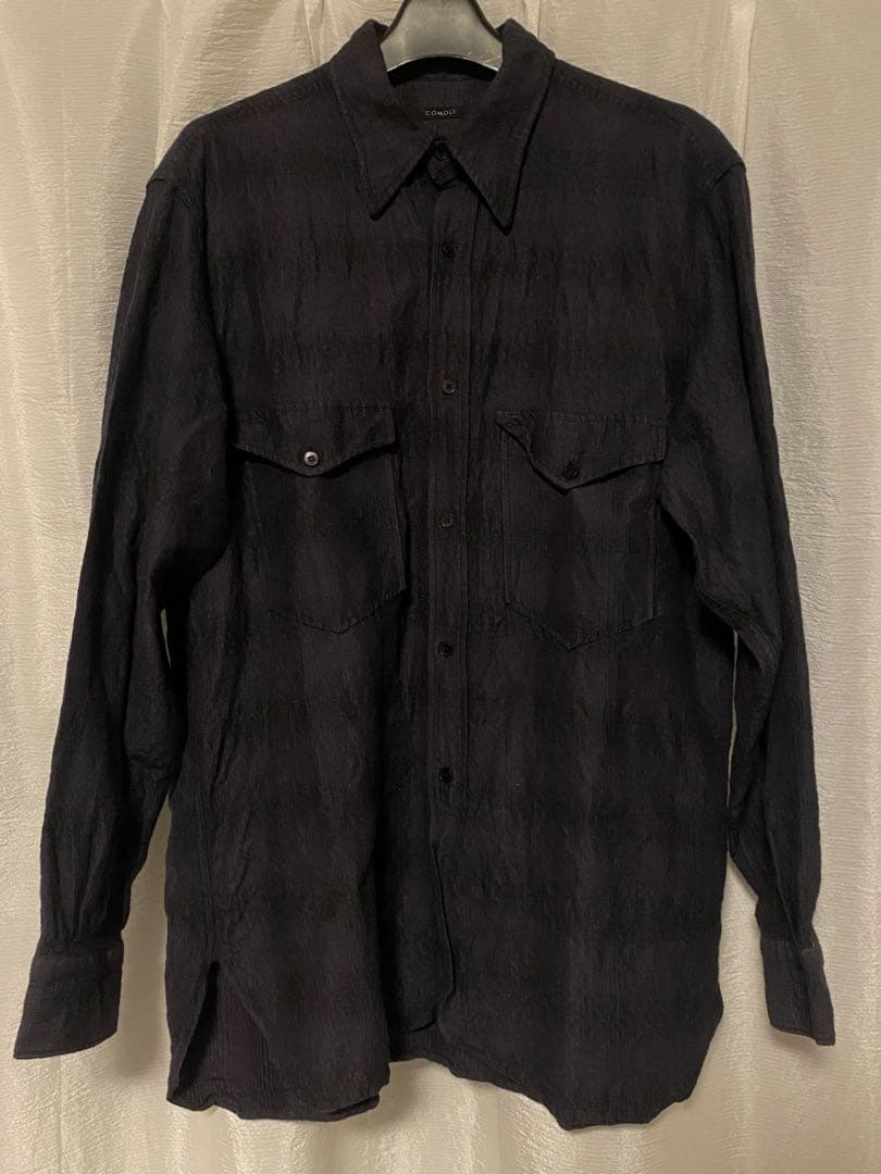 comoli ウールシルク ワークシャツ　サイズ2