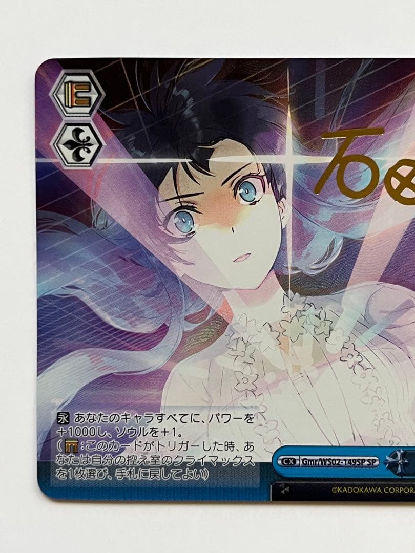 ヴァイスシュヴァルツ 授かった力 SP サイン 電撃文庫 - ヴァイス