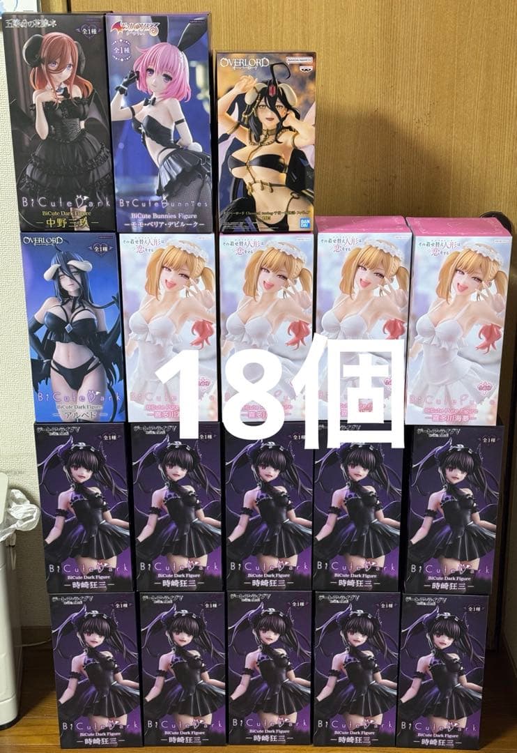 BiCute Dark Figure 中野三玖　時崎狂三など18点まとめ売り