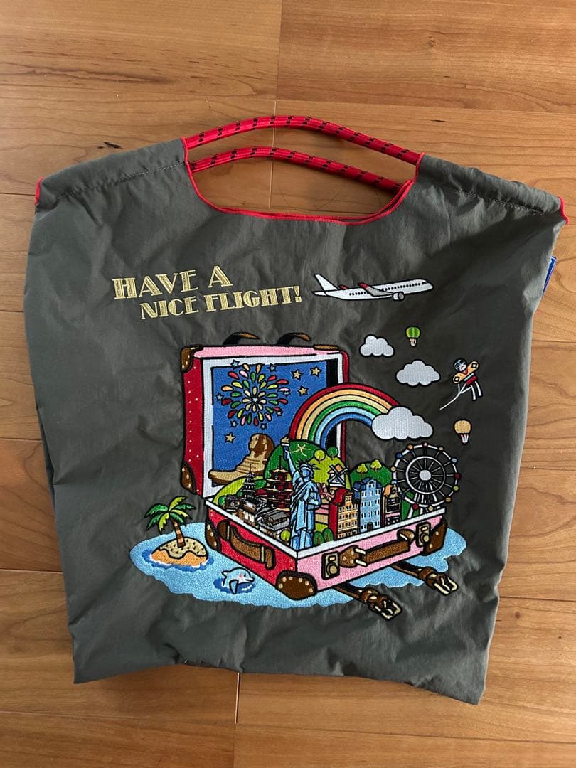 JALコラボ第一弾　Ball & Chain エコバッグ グレー