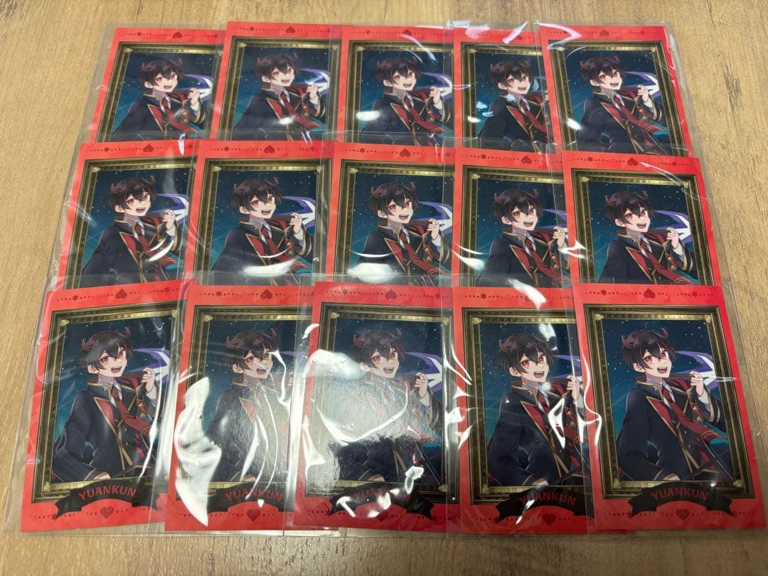 カラフルピーチ ゆあんくん 魔法学園 トレカ 額縁 からぴち 15枚