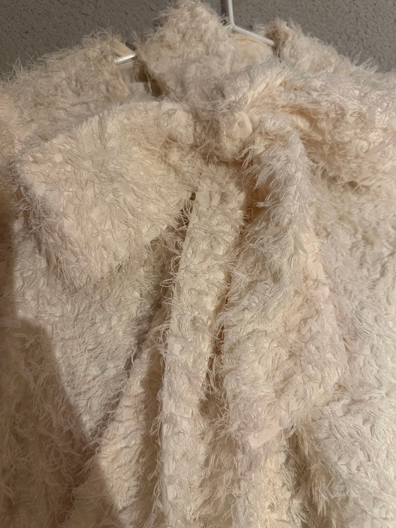 FRAY.I.D ジャガードボウタイタックスリーブブラウス - メルカリ