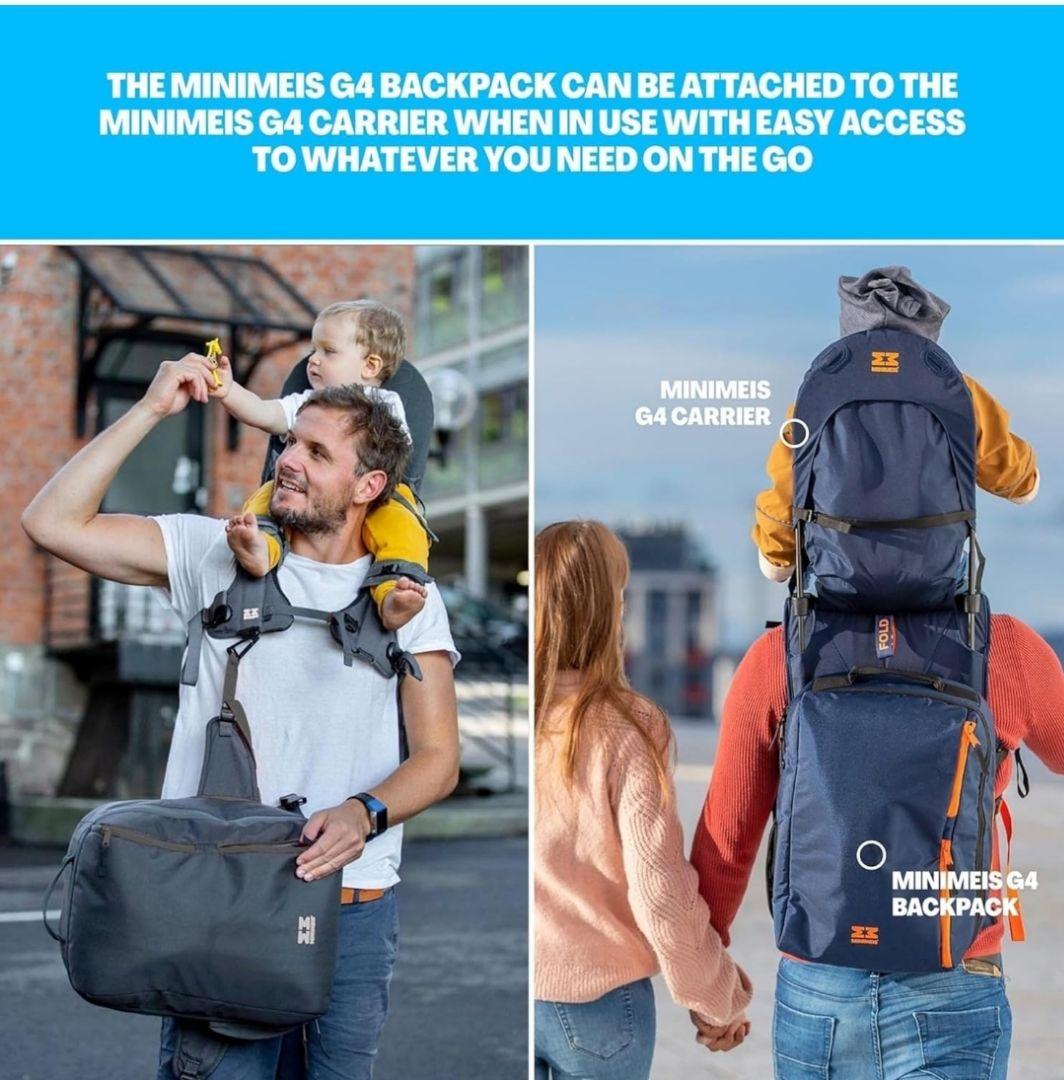 2商品セット【MINIMEIS G4】＋【旅行用バックパック】 ダークグレー