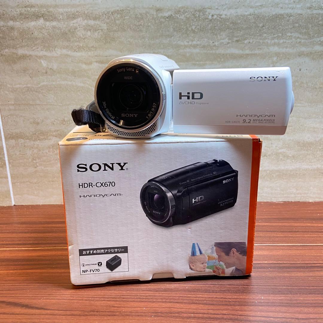 SONY HDR-CX670 ビデオカメラ ほぼ新品 4649