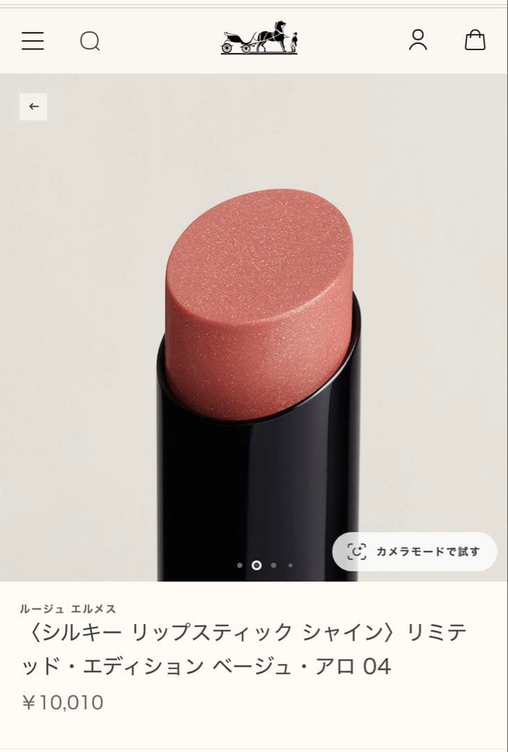 最終値下】エルメス HERMES〈シルキー リップスティック シャイン〉