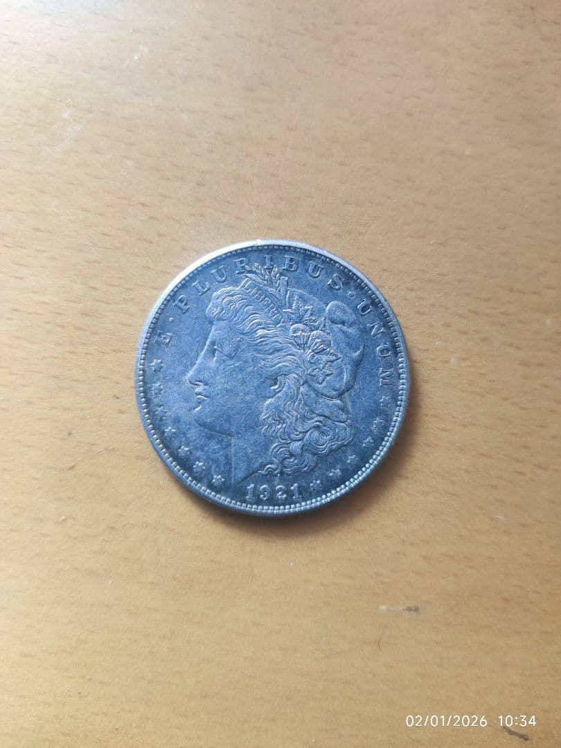 アメリカ銀貨 モーガンダラー 1ドル 1921年