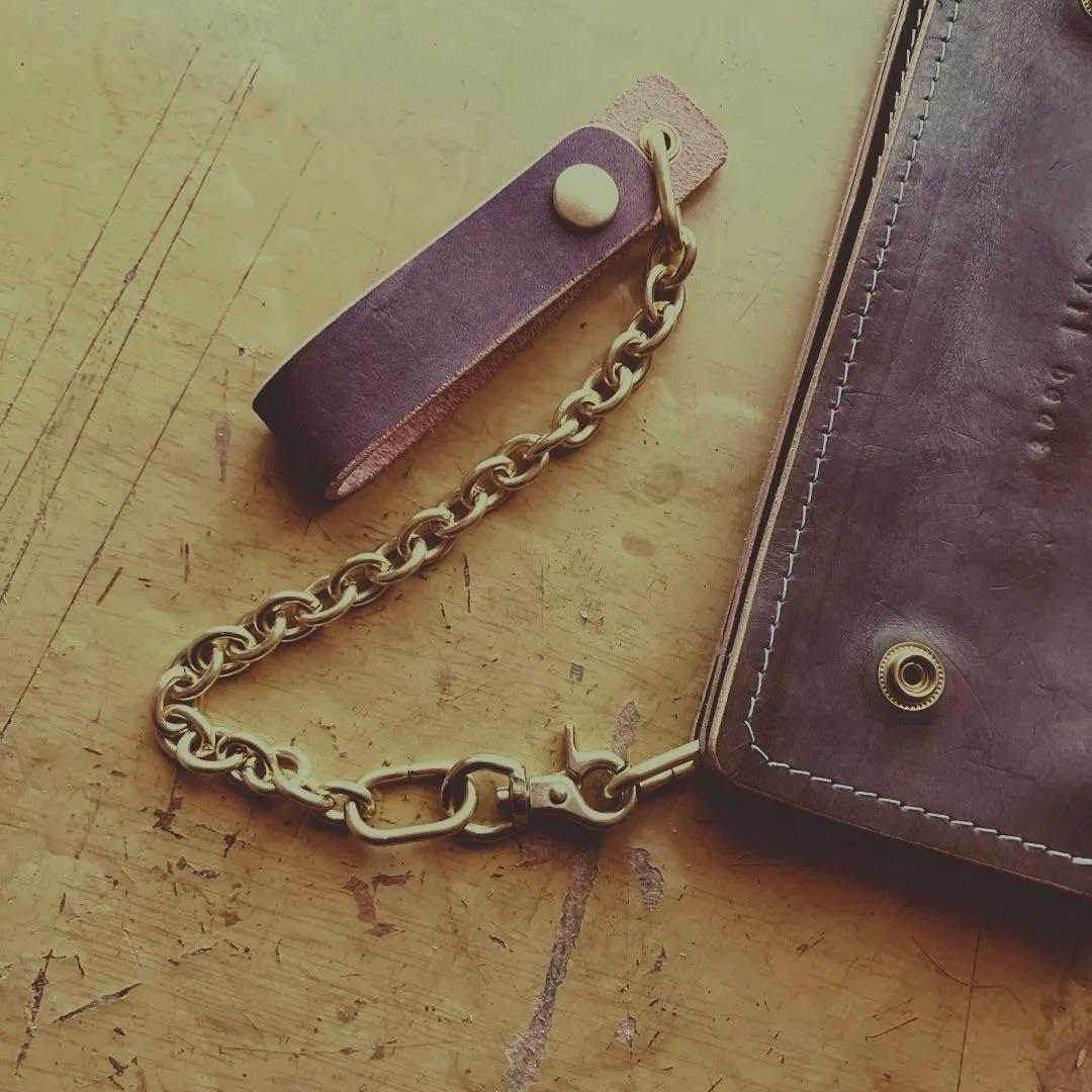 WALDESジッパートラッカーウォレット トラッカーズウォレット ブラウン