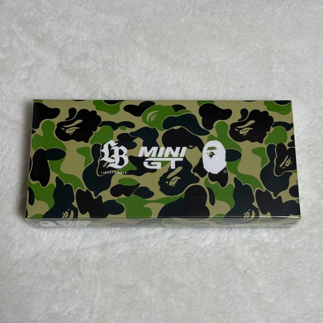 BAPE × MINI GT × LIBERTYWALK 4台セット MINI GT BAPE X LBWK NISSAN 1/64 4PC Tokyo Auto Salon 2025 Liberty