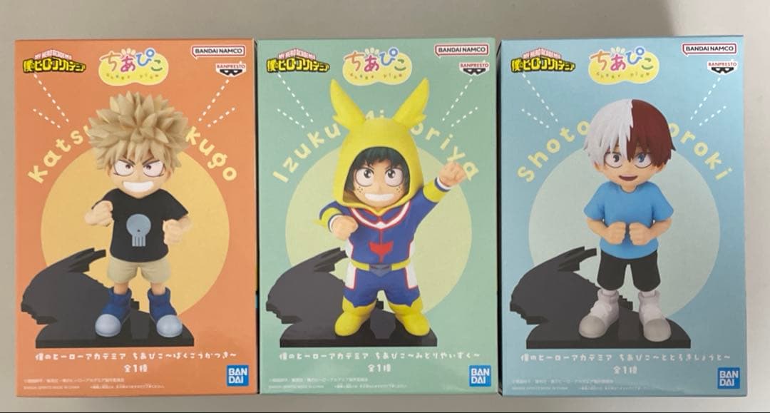 【未開封】「僕のヒーローアカデミア」 ちあぴこ　３種セット 僕のヒーローアカデミア ちあぴこ 幼少期 フィギュア 3種セット｜Yahoo