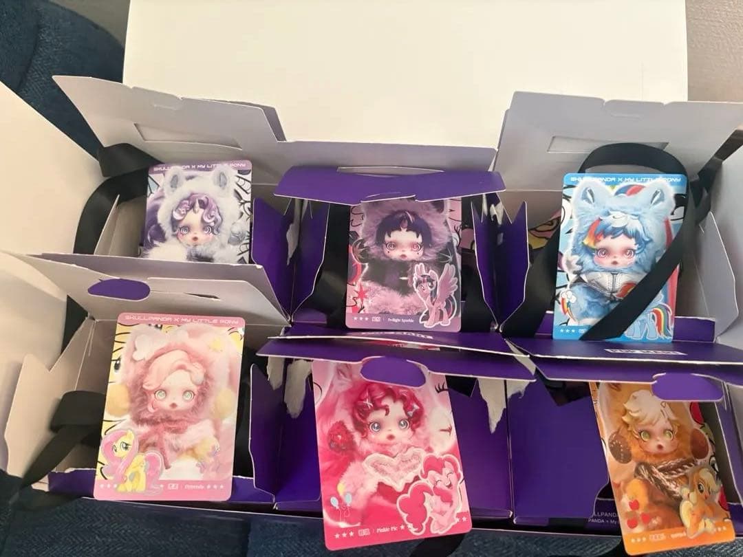 My Little Pony Skullpanda ぬいぐるみペンダント 6個 skullpanda My Little Pony スカルパンダ マイリトルポニー 1アソート