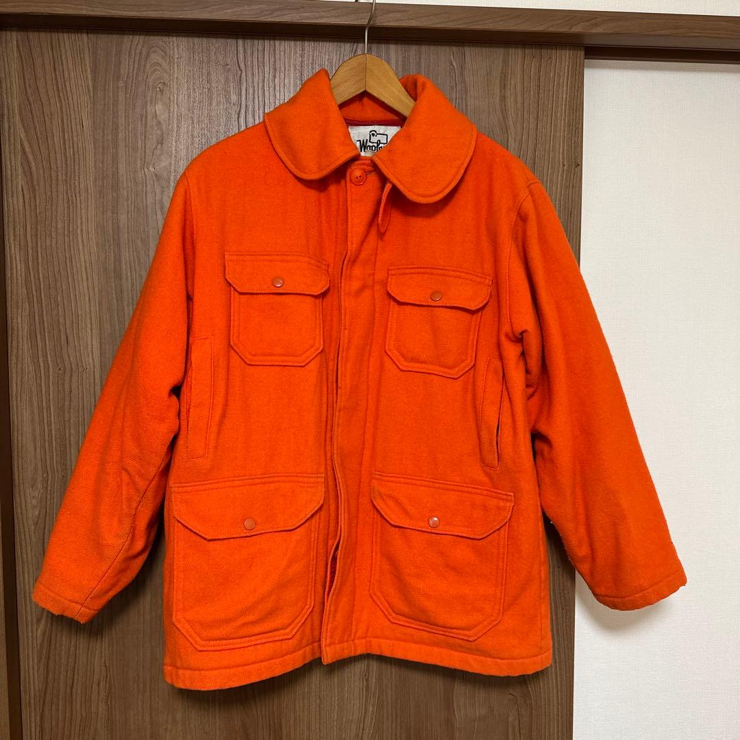 Woolrich オレンジジャケット 40 キムタク　ハンティングジャケット