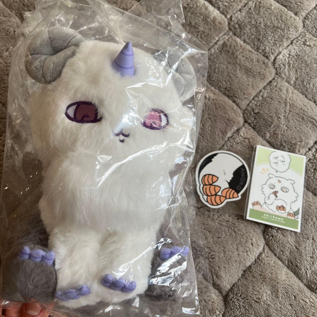 ちいかわ あのこ ぬいぐるみ ちいかわ あのこBIGぬいぐるみ | オンラインクレーンゲーム「GiGO