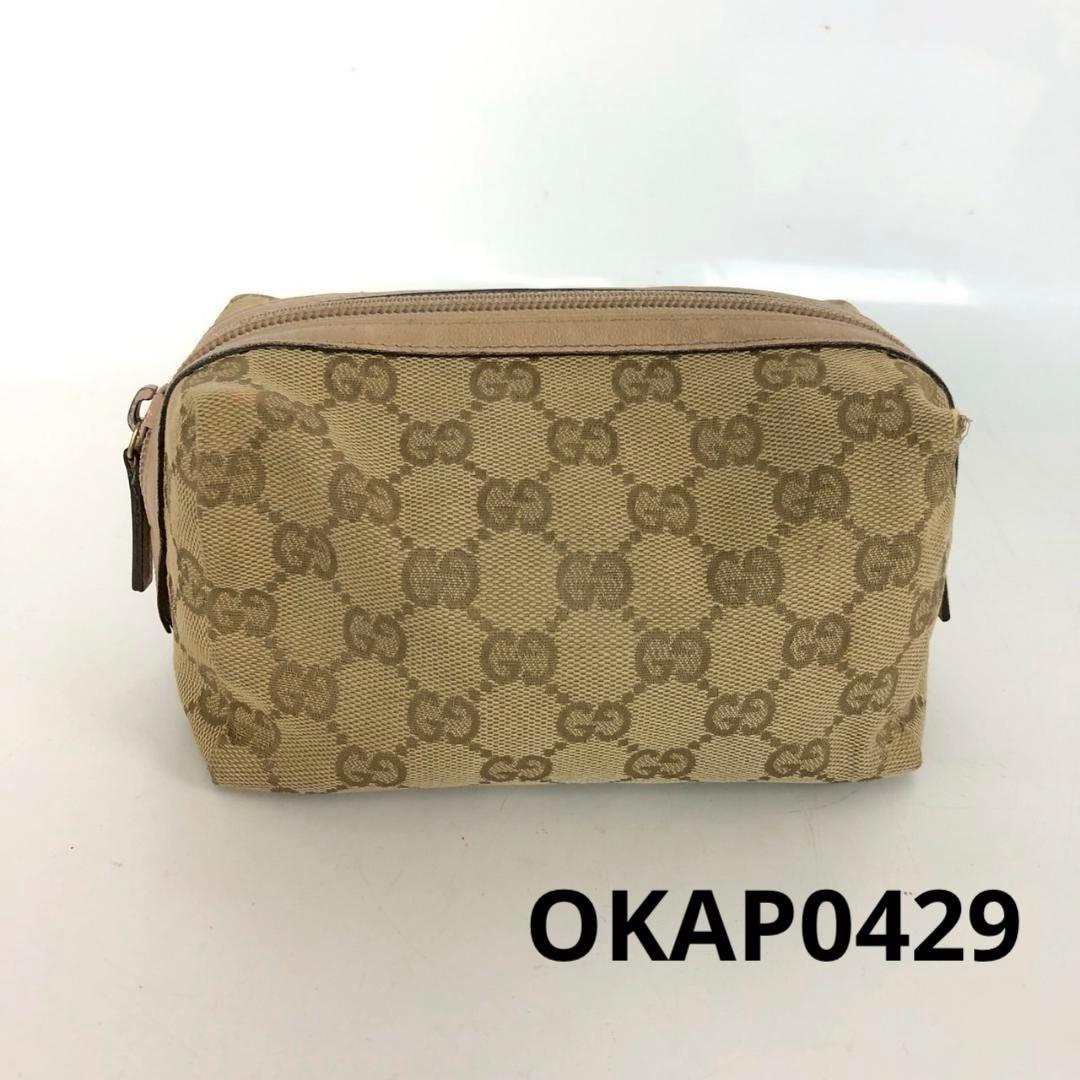 GUCCI グッチ GGキャンバス ポーチ 小物入れ レディース ブランド