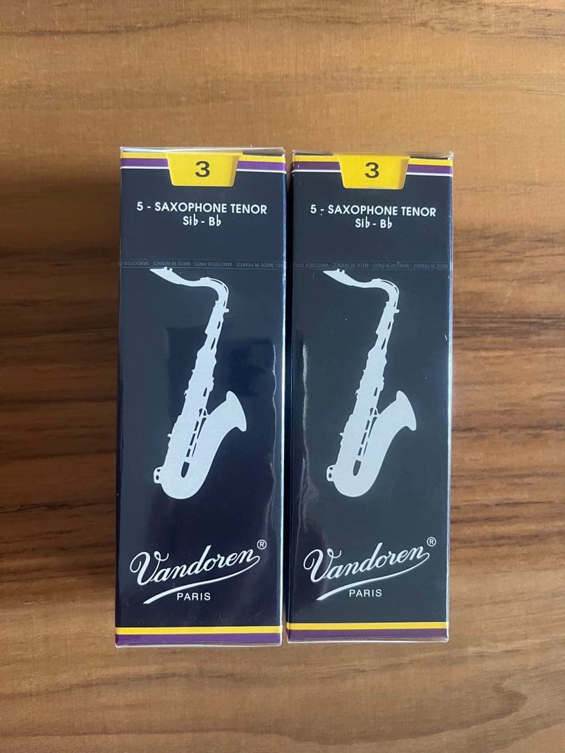 Vandoren テナーサックスリード 3 (2箱セット)