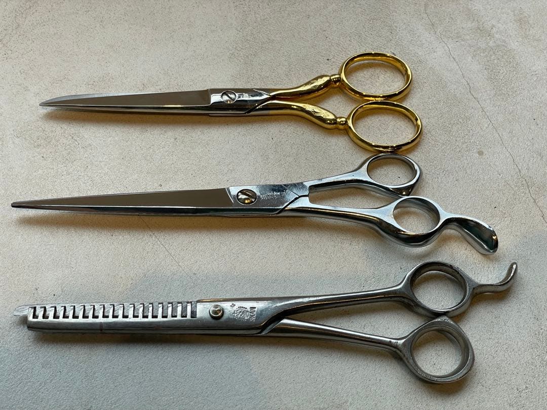 【美品】 ナルトシザーNaruto Scissors製の理美容ハサミ等3点セット