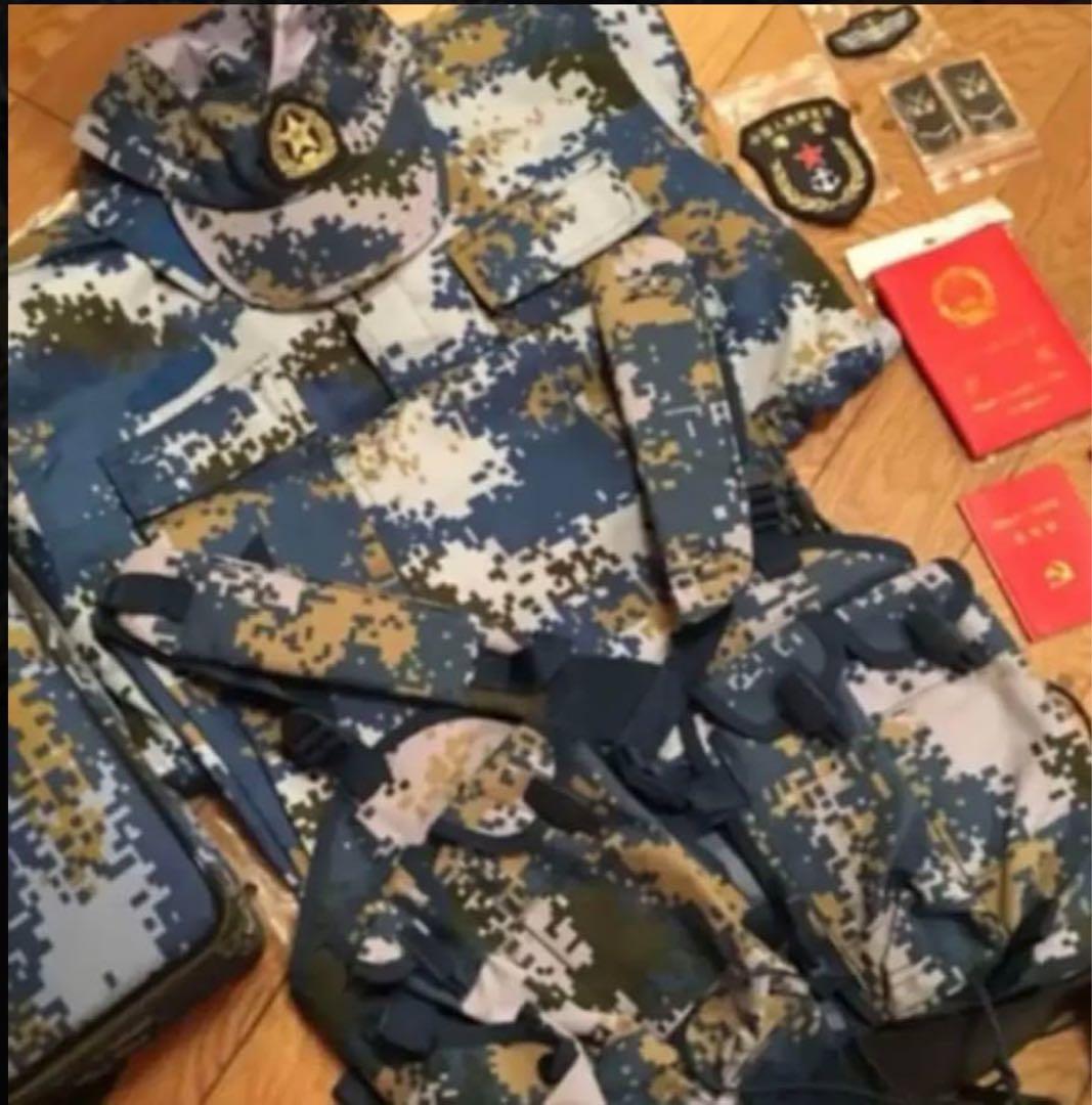 福袋　新品実物中国軍海兵隊07式デジタル海洋迷彩軍用迷彩服装備35点超フルセット 新品ゲーム・おもちゃ・グッズ - 福袋 新品実物中国軍海兵隊07式