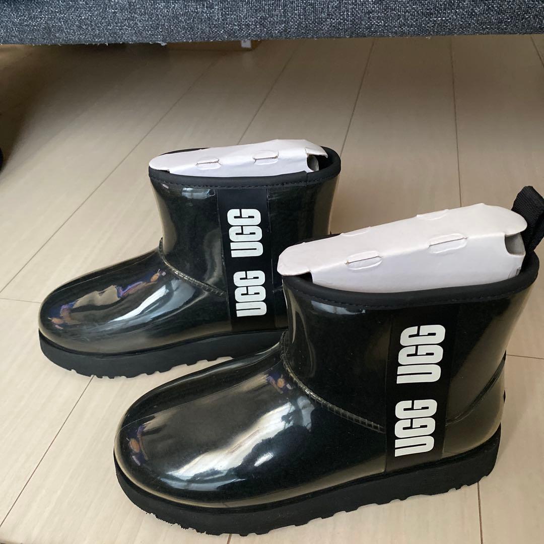 ニコちゃんUGG ブラック ムートンブーツ