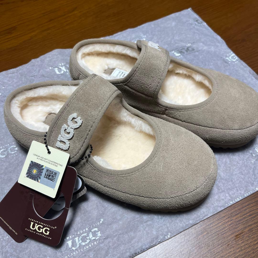 「最終値下げ」新品　UGGアグ　メリージェーン　ブラウン23.5