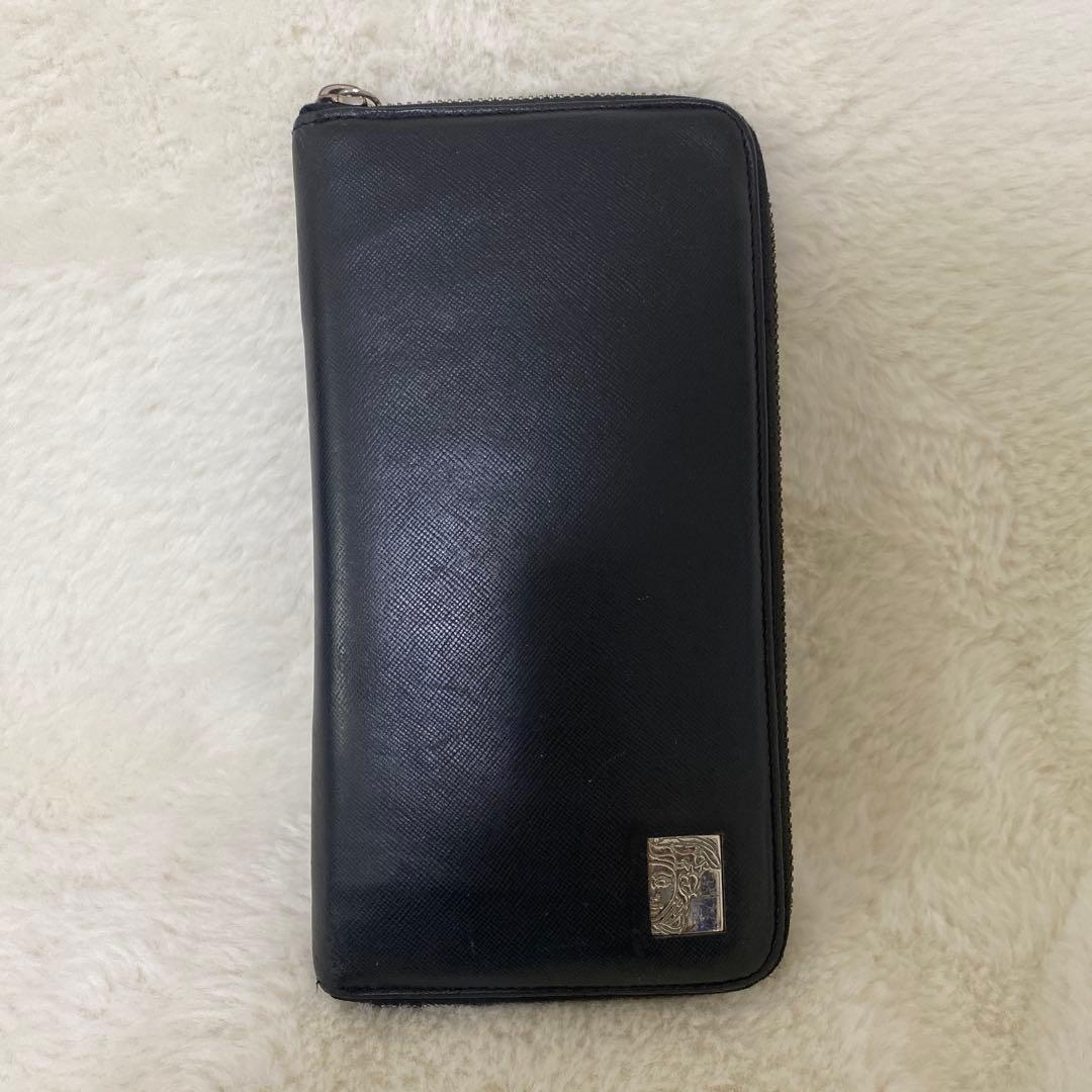 5903 VERSACEヴェルサーチ長財布ベルサーチ 国内発送】ヴェルサーチ 長財布 ラウンドファスナー VERSACE (VERSACE
