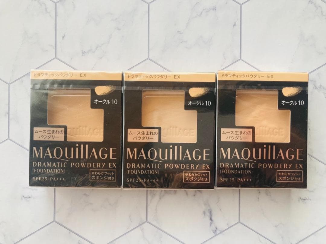 3個❤資生堂マキアージュドラマティックパウダリー UV オークル10 レフィル 49099781036752102_1.jpg