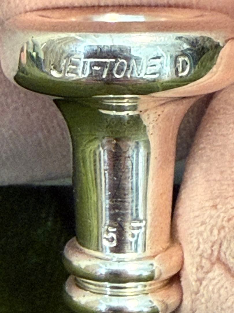 【希少】JETTONE D 5F フリューゲルホルン用マウスピース JET TONE】ジェットトーン『フリューゲルホルン用マウスピース』CUSTOM