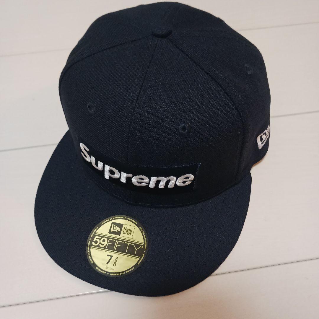(新品未使用タグ付き)Supreme×ニューエラ7 3/8