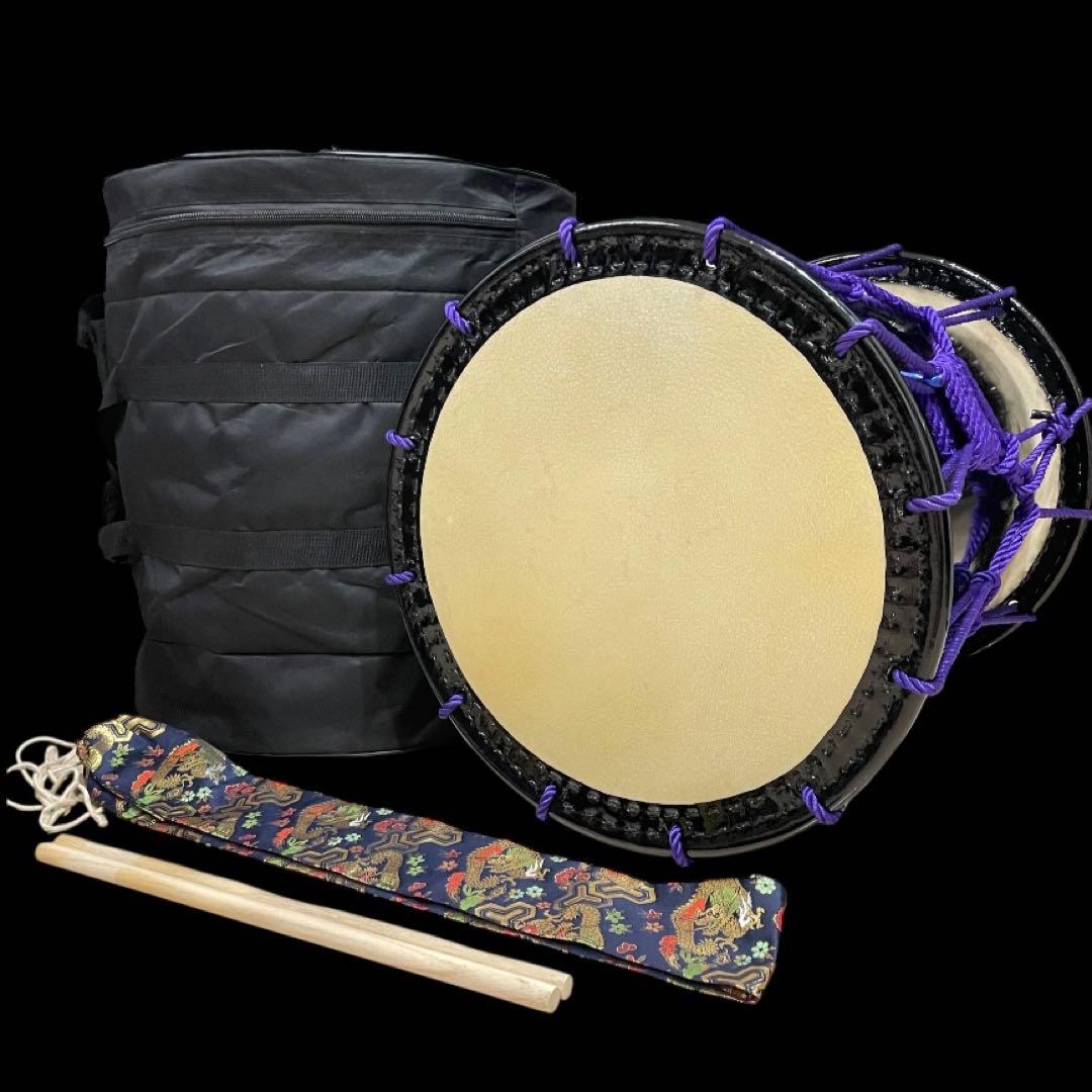 美品】桶胴太鼓 1.6尺 ケース 帯付き バチ(おまけ) - メルカリ