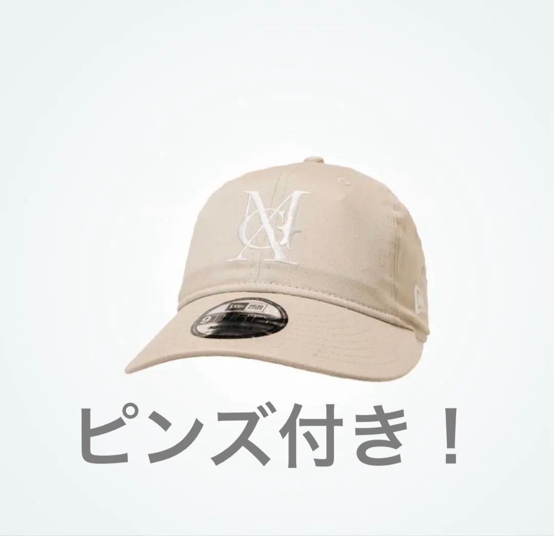 Mrs. GREEN APPLE ベージュ キャップ ニューエラ ピンズ付き Mrs. GREEN APPLE ベージュ キャップ ニューエラ スニダン限定 - メルカリ