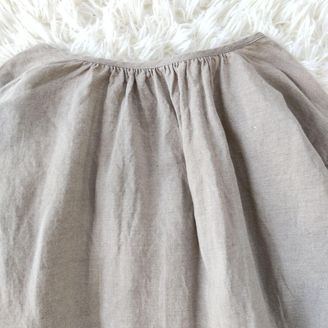 TOUJOURSトゥジュー⿻ヘンリーネックリネンチュニック - メルカリ