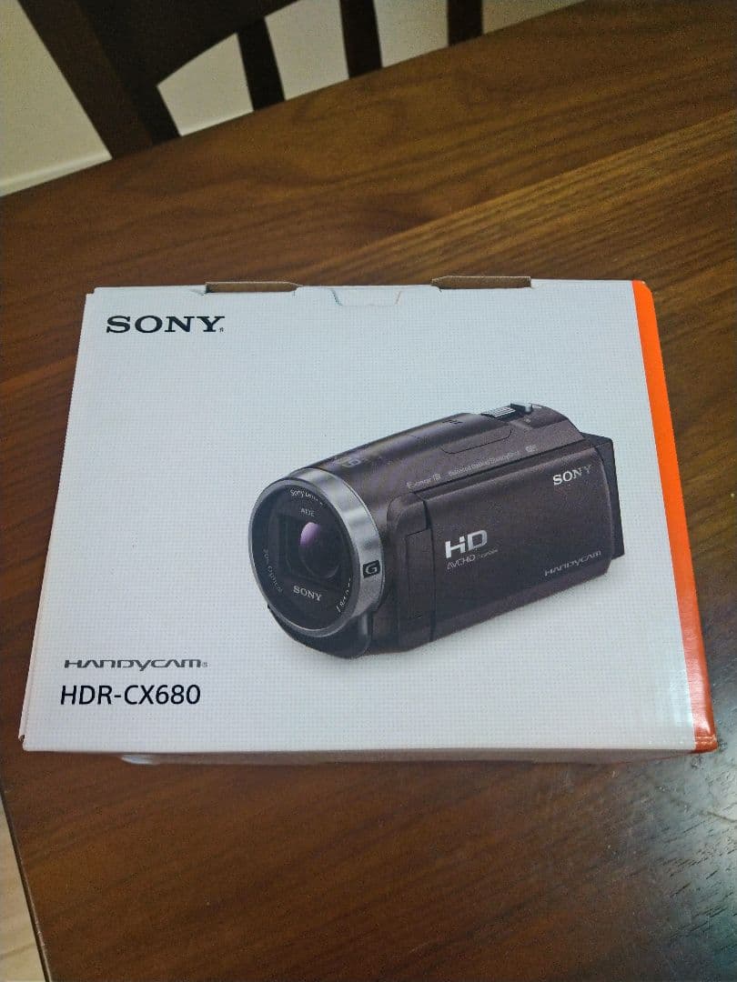 【新品未使用】SONY HDR-CX680 ホワイト2024年製 ビデオカメラ