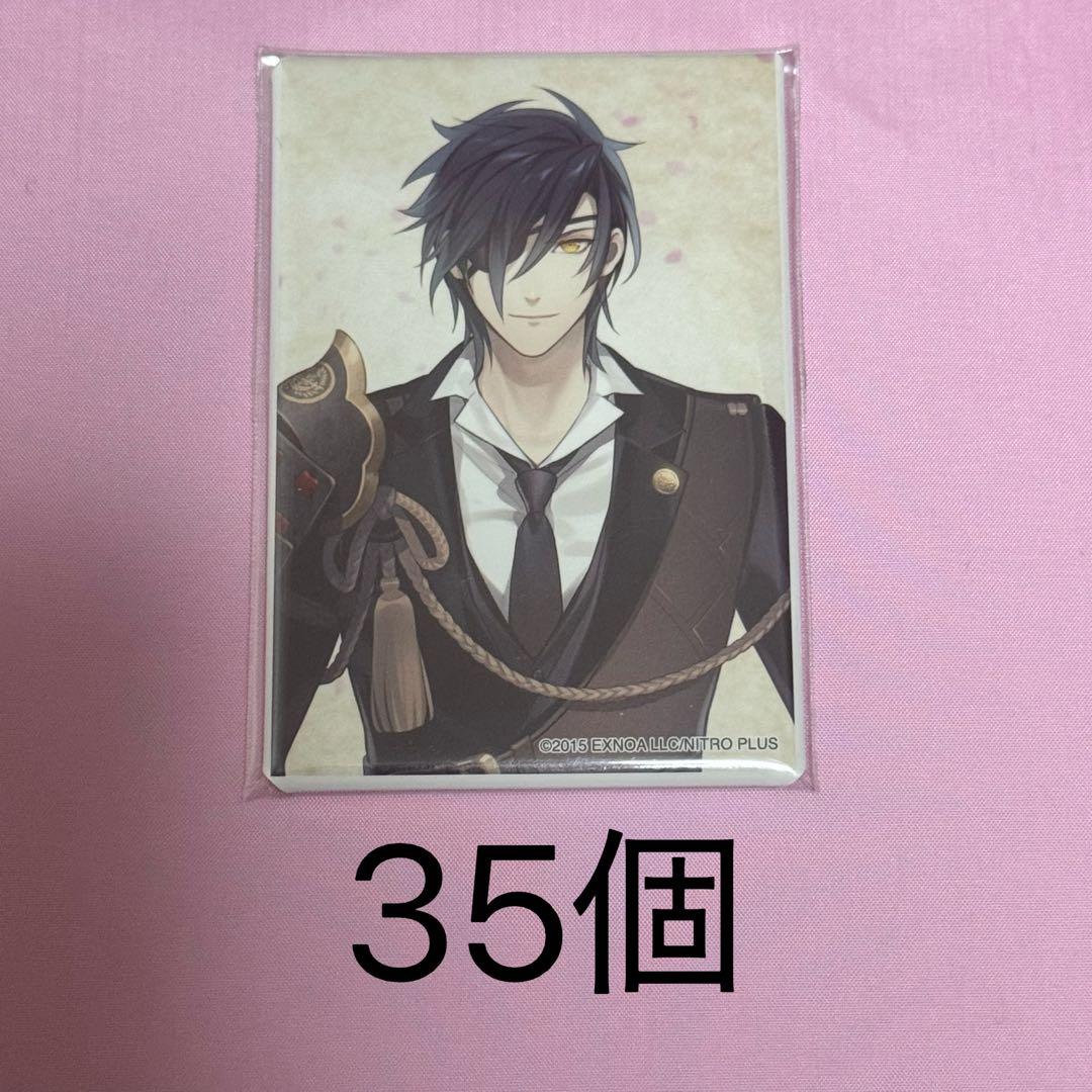 刀剣乱舞 とうらぶ 跪坐 スクエア缶バッジ 燭台切光忠 刀剣乱舞 燭台切光忠 スクエア缶バッジ 跪坐 | K-BOOKS 池袋 2次元